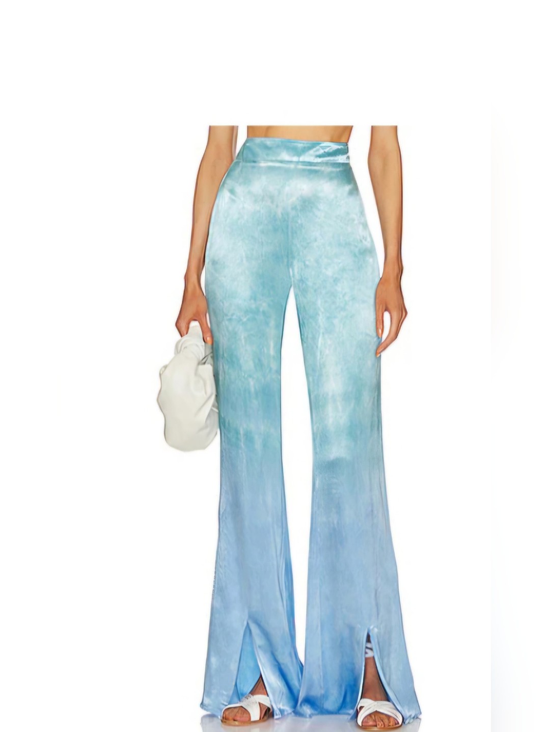 Lelia Pant In Periwinkle Crystal Ombre
